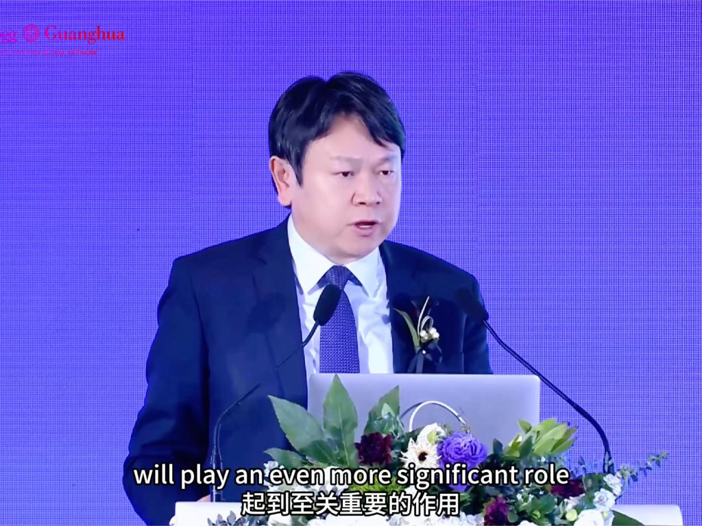 ONE游戏官网治理学院院长刘俏宗旨讲话